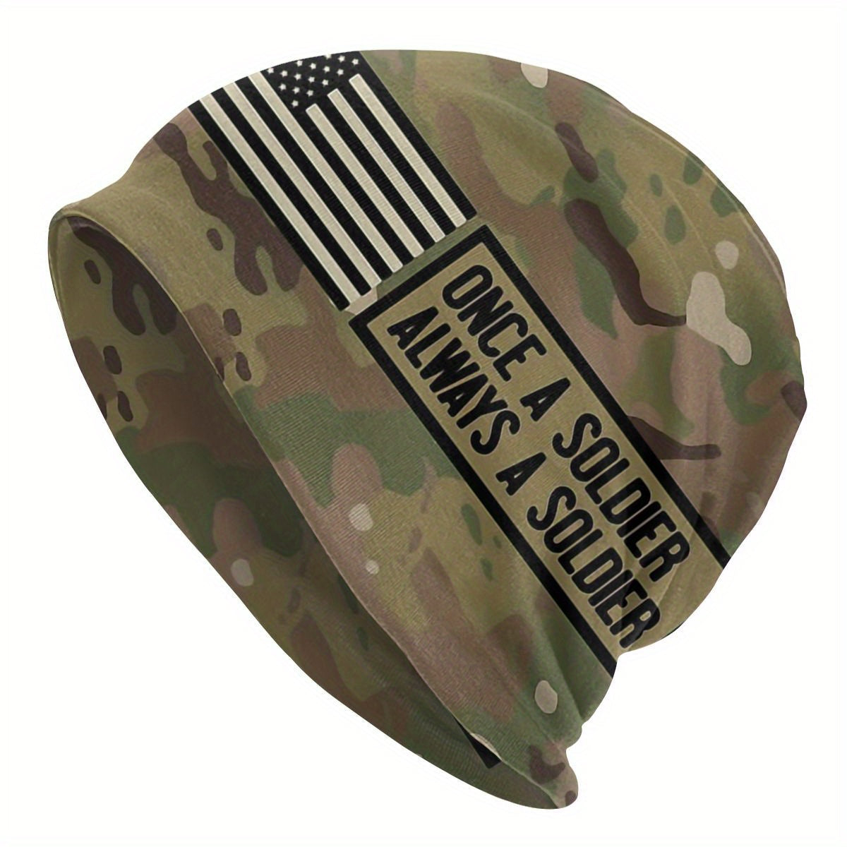 1pc Camouflage Army Thin Bonnet Hat