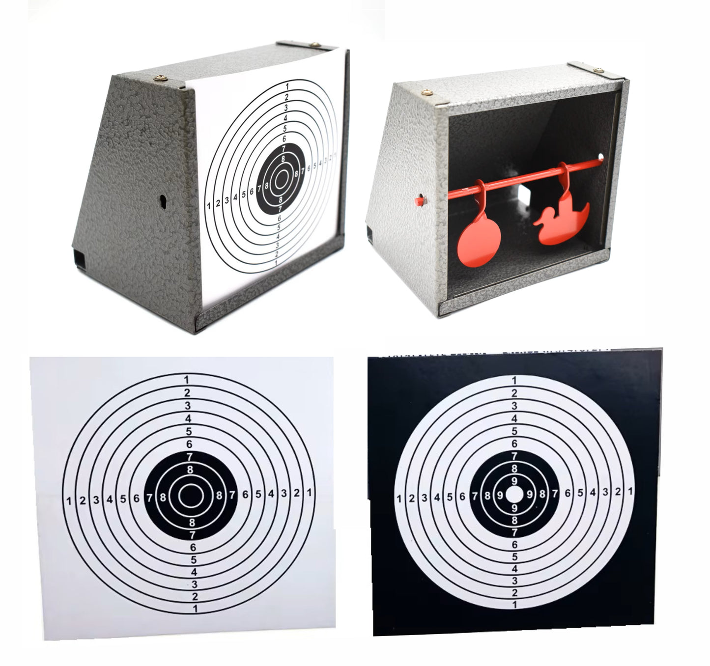 Metal Target Box  Or 100PCS Tactical Shooting Targets 14*14CM