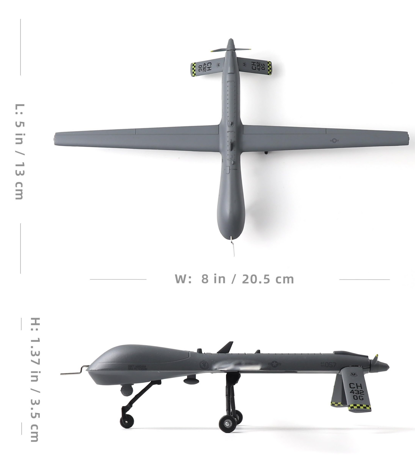 MQ-1B Predator Drone 1/72 Metal Model Kits