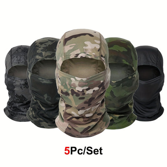 5pcs/Set Balaclava Full Face Mask