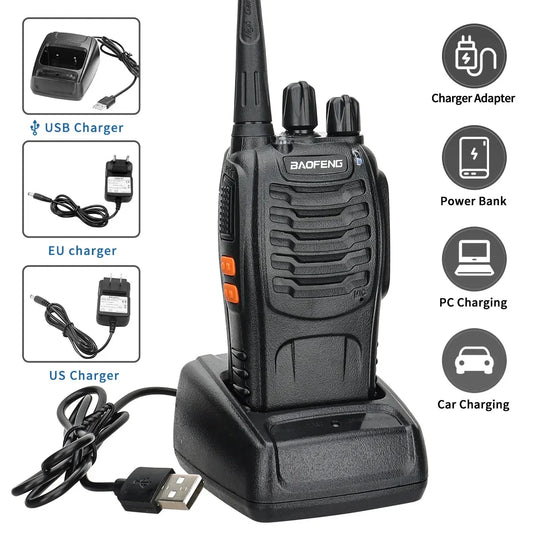 Baofeng BF-888S 12W Long-Range Walkie Talkies 2 OR 4 PCS Walkie Talkie