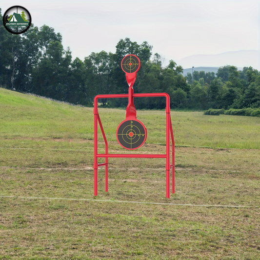 Metal Double Blast Spinner Shooting Target Set