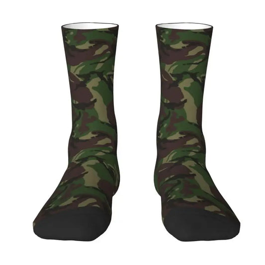 British DPM Camo Crew Socks - Military-Grade Durability 5 Fashion Socks Socks