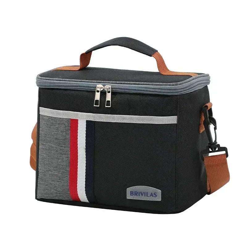 Military-Outdoors Outdoor Cooler Bag - Durable and Stylish Black 22.5x16x19 cm Cooler Bag