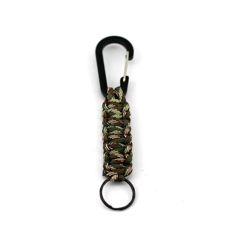 1PC Outdoor Survival Kit Parachute Cord Keychain