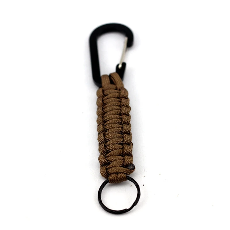 1PC Outdoor Survival Kit Parachute Cord Keychain