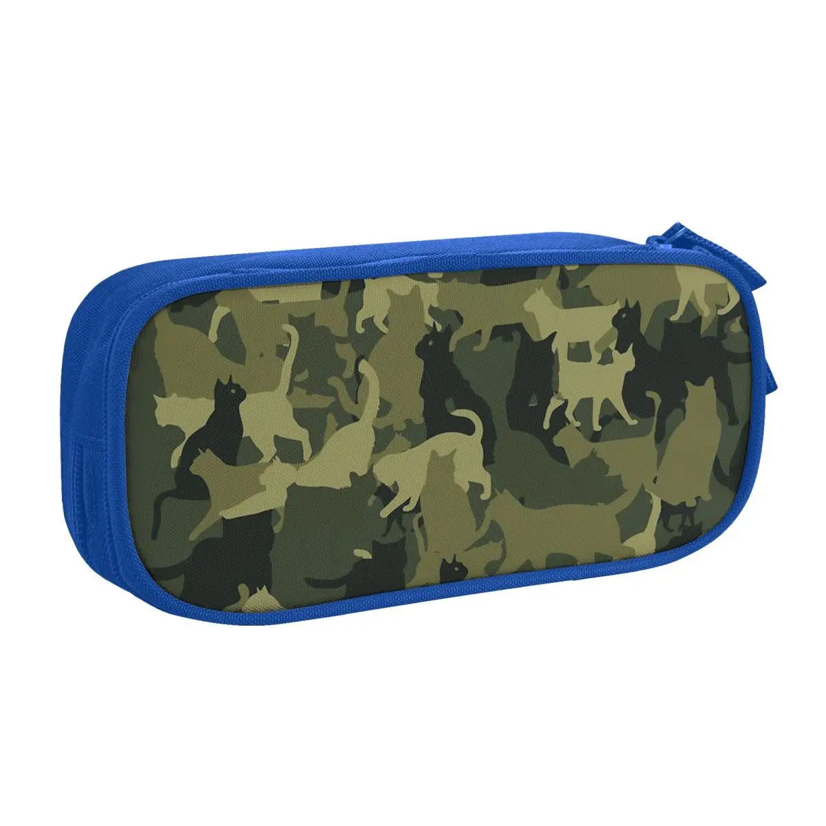 Military-Outdoors Camouflage Pencil Case for Kids Blue Kids Cases