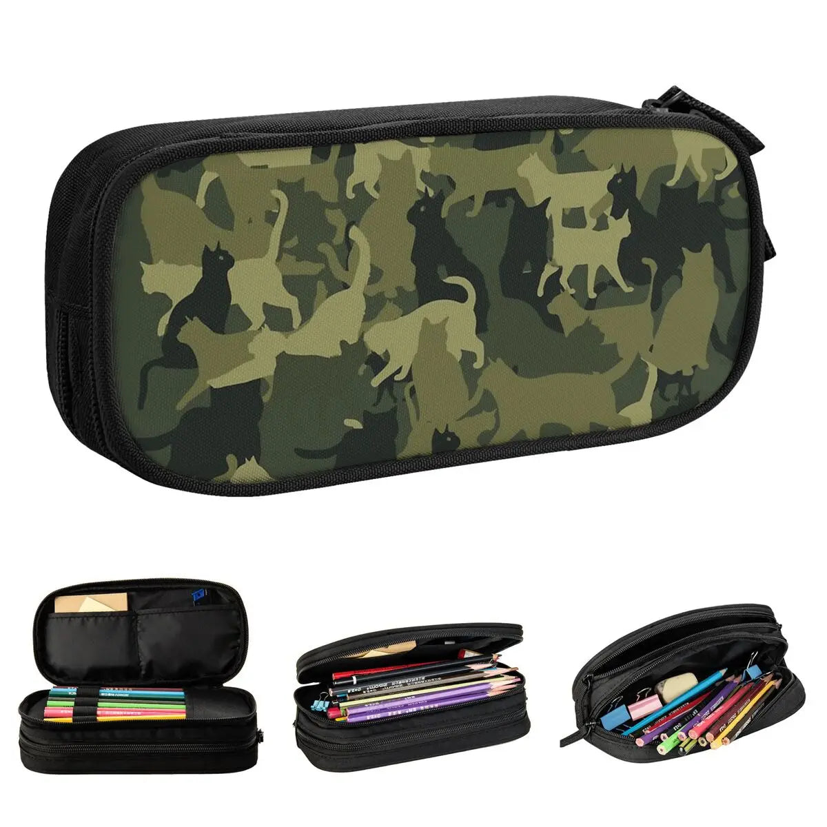 Military-Outdoors Camouflage Pencil Case for Kids Kids Cases
