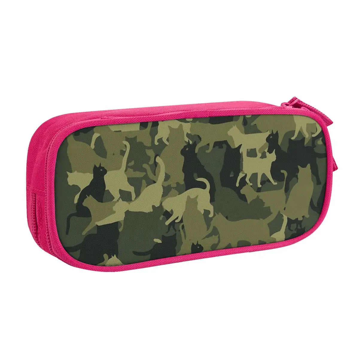 Military-Outdoors Camouflage Pencil Case for Kids Pink Kids Cases