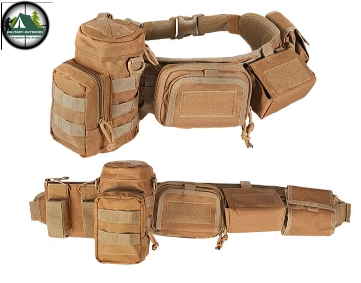Camouflage Tactical Multi-Purpose Belt Mud color Tactical Belt