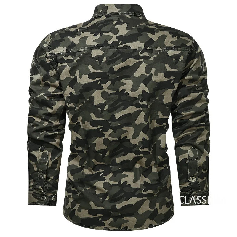 Military-Outdoors Camouflage Military Shirts Shirt