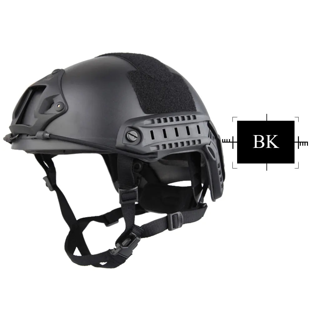 Combat Military Helmet EM5658 by Military-Outdoors.com BK Helmet
