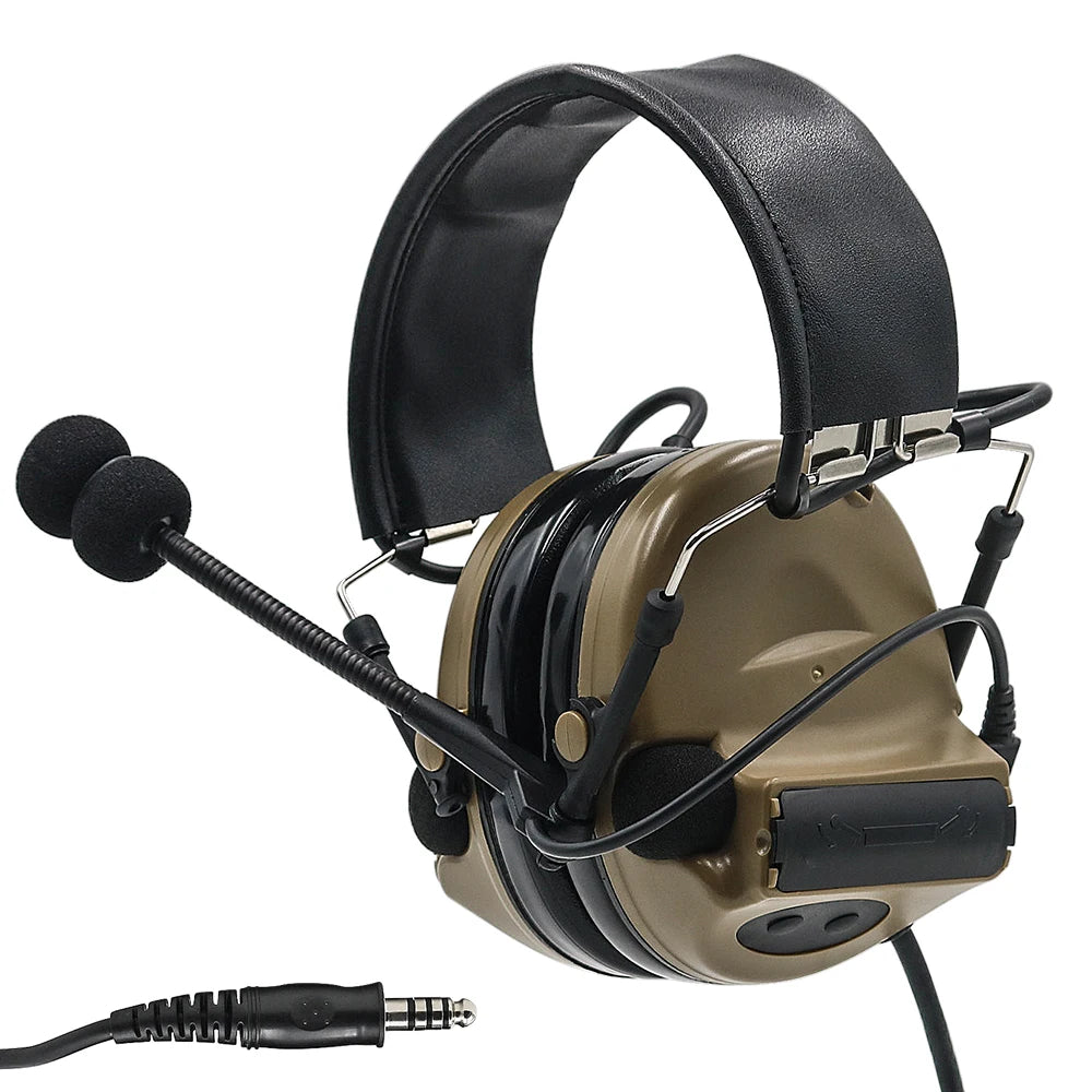 Military-Outdoors Tactical Headset Comtac II DE Headphone