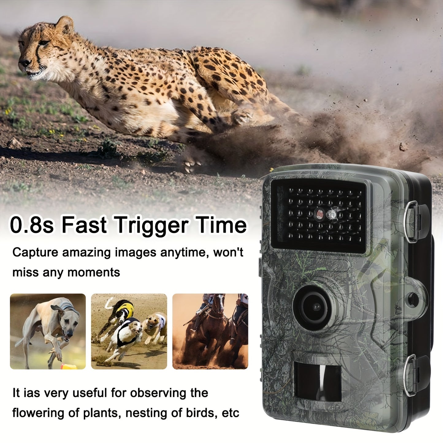 16MP 1080P Waterproof Trail Camera