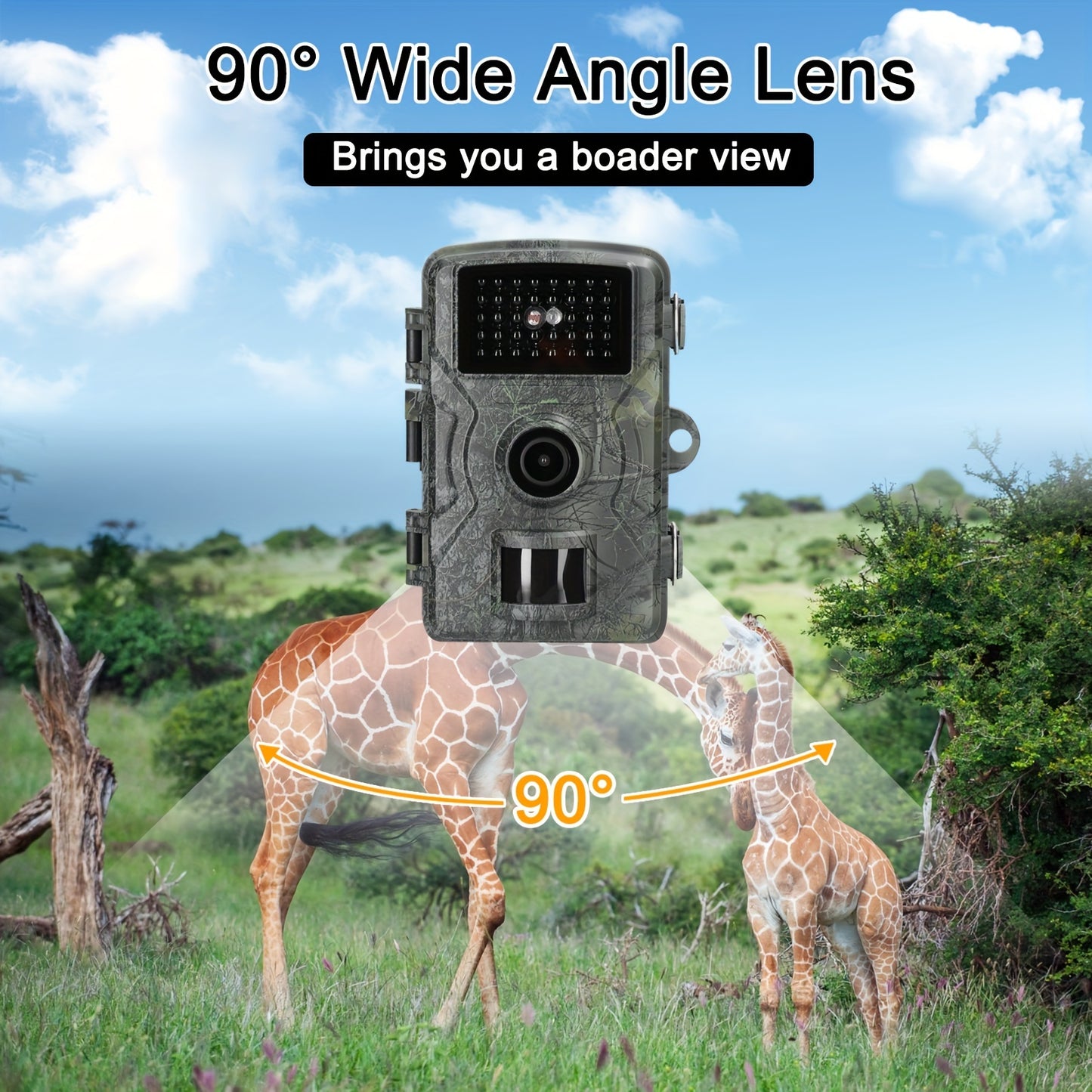 16MP 1080P Waterproof Trail Camera