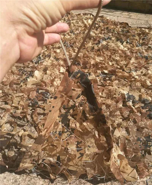 Military-Outdoors 2 Layers Desert Camouflage Net for Tactical Use Nets