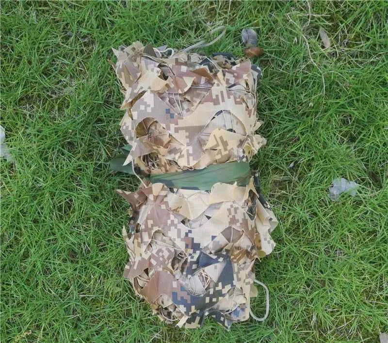 Military-Outdoors 2 Layers Desert Camouflage Net for Tactical Use Nets