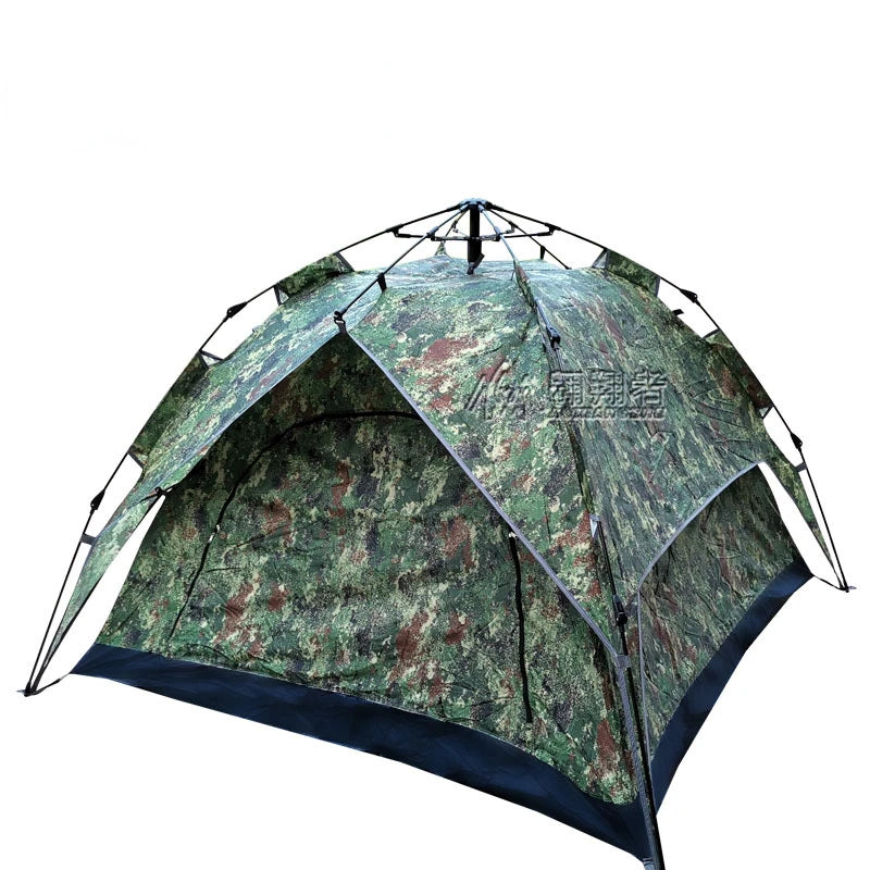 Camouflage Double Decker Automatic Tent for 2-3 Person Tent