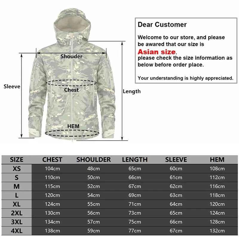 Military-Outdoors Durable Fleece Tactical Jacket Jacket