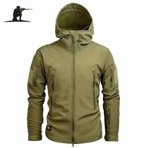 Military-Outdoors Durable Fleece Tactical Jacket KHAKI Jacket