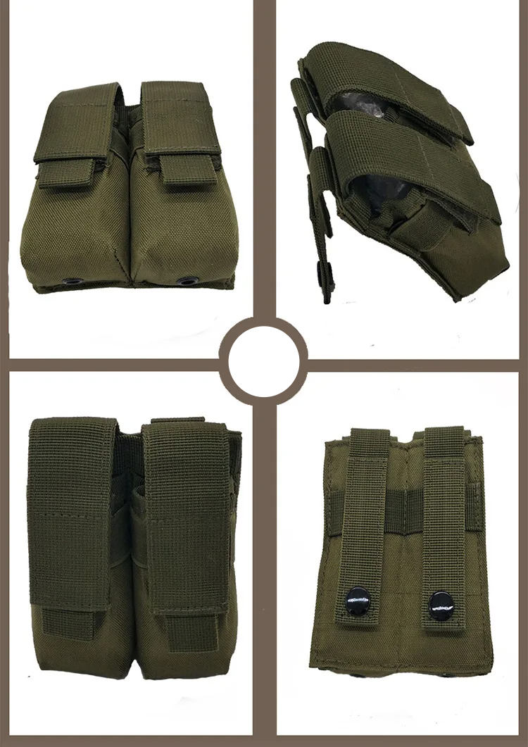 Pistol Double Magazine 9MM Holder Bag