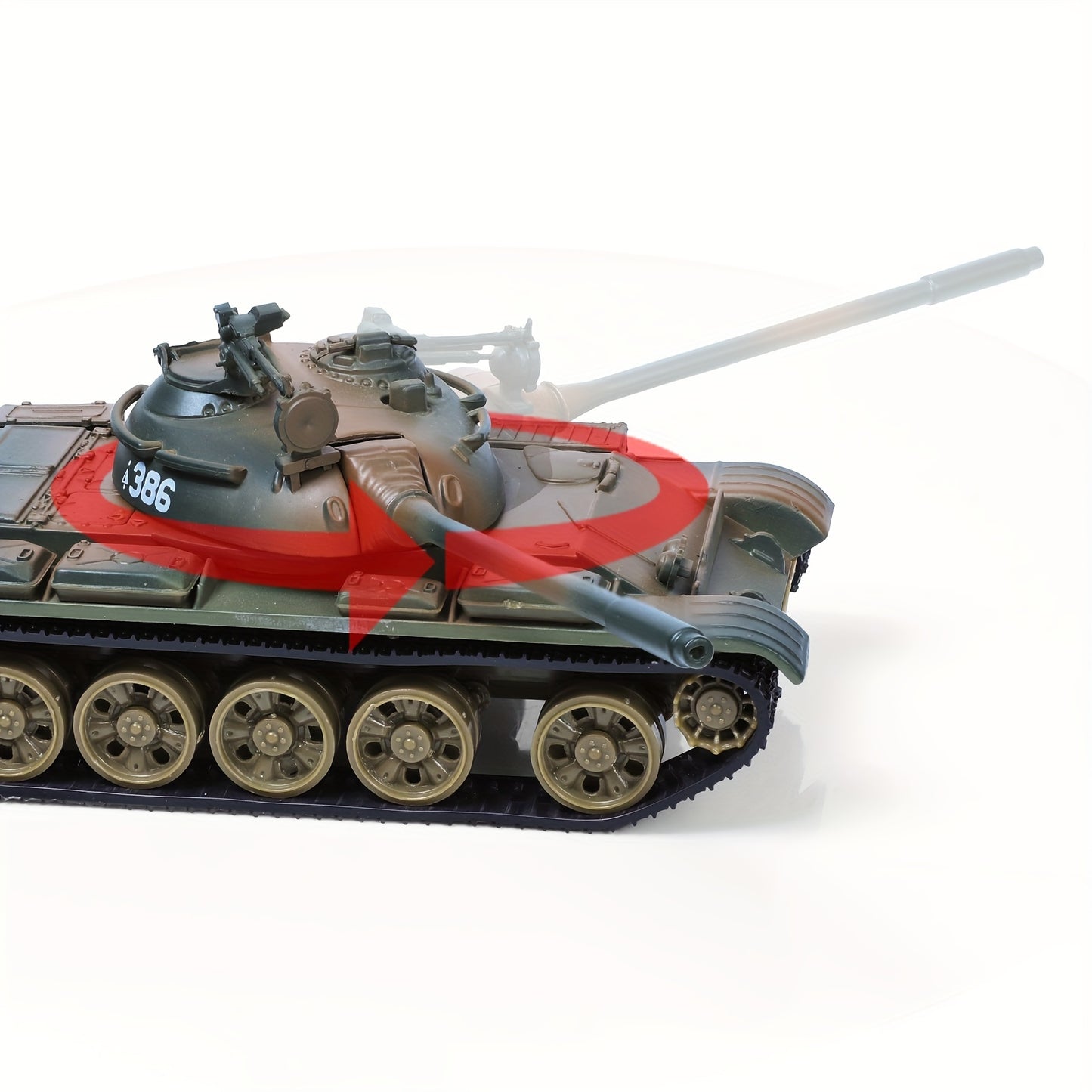 1:43 T55 Tank Model