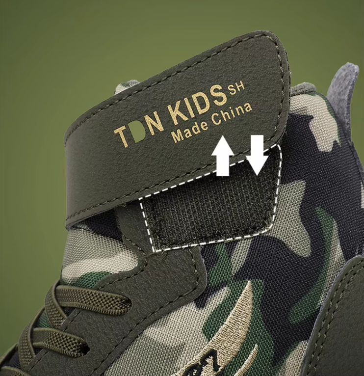 Winter Children's Camouflage Plush Sneaker