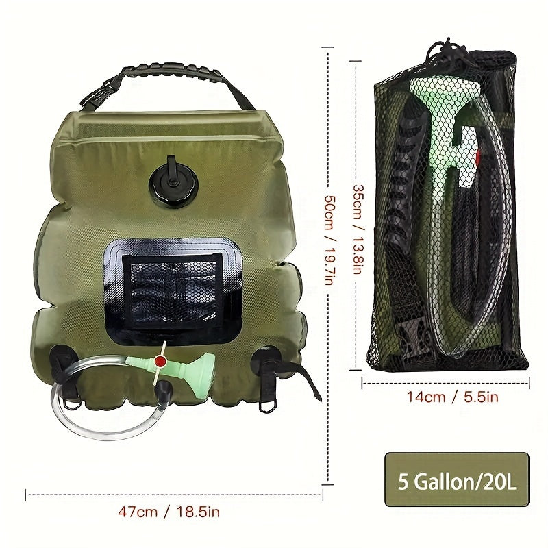 Portable Solar Shower Bag with Hose