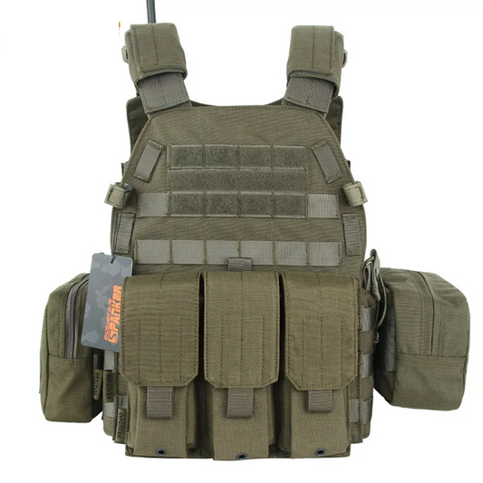 EXCELLENT ELITE SPANKER Tactical Vest With 4 Magazine Bags RGN CHINA Vest