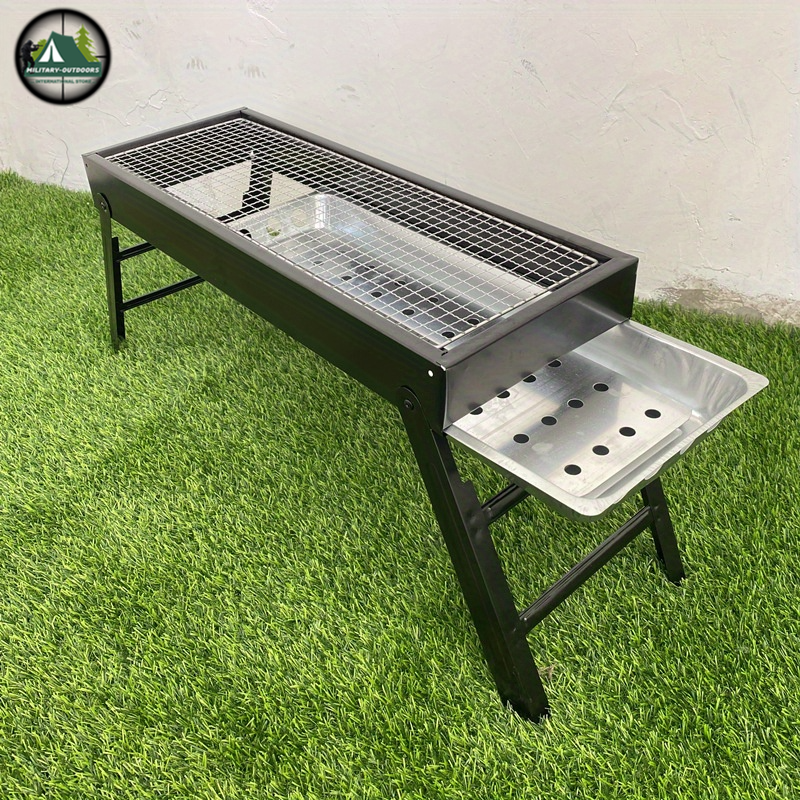 Portable Charcoal Barbecue Grill Set