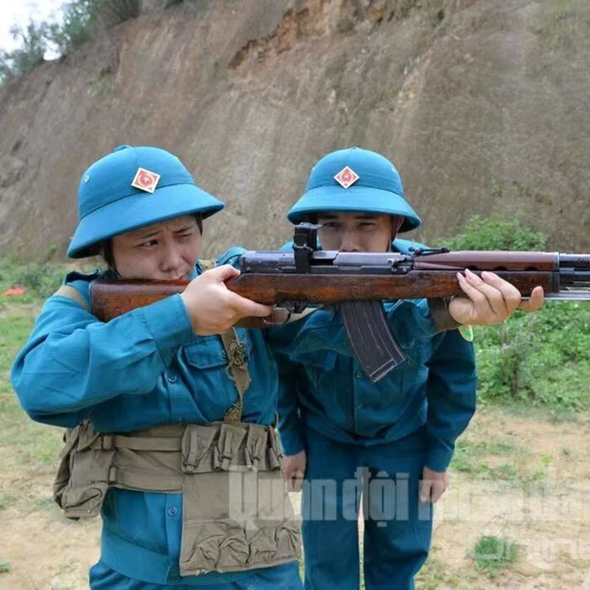 Original Military Surplus - Vietnam Militia Helmet Surplus