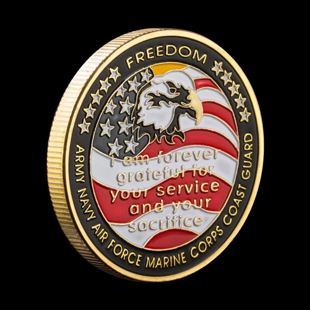 Grateful Nation Veteran Coin - POW MIA Tribute Coin