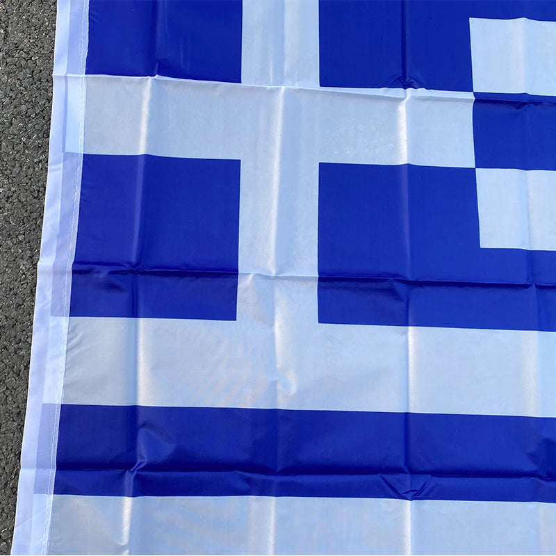 Greece Flag 3x5 ft | Durable Outdoor Display Flag Flag