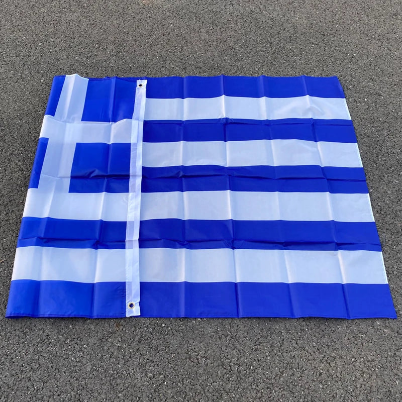 Greece Flag 3x5 ft | Durable Outdoor Display Flag Flag