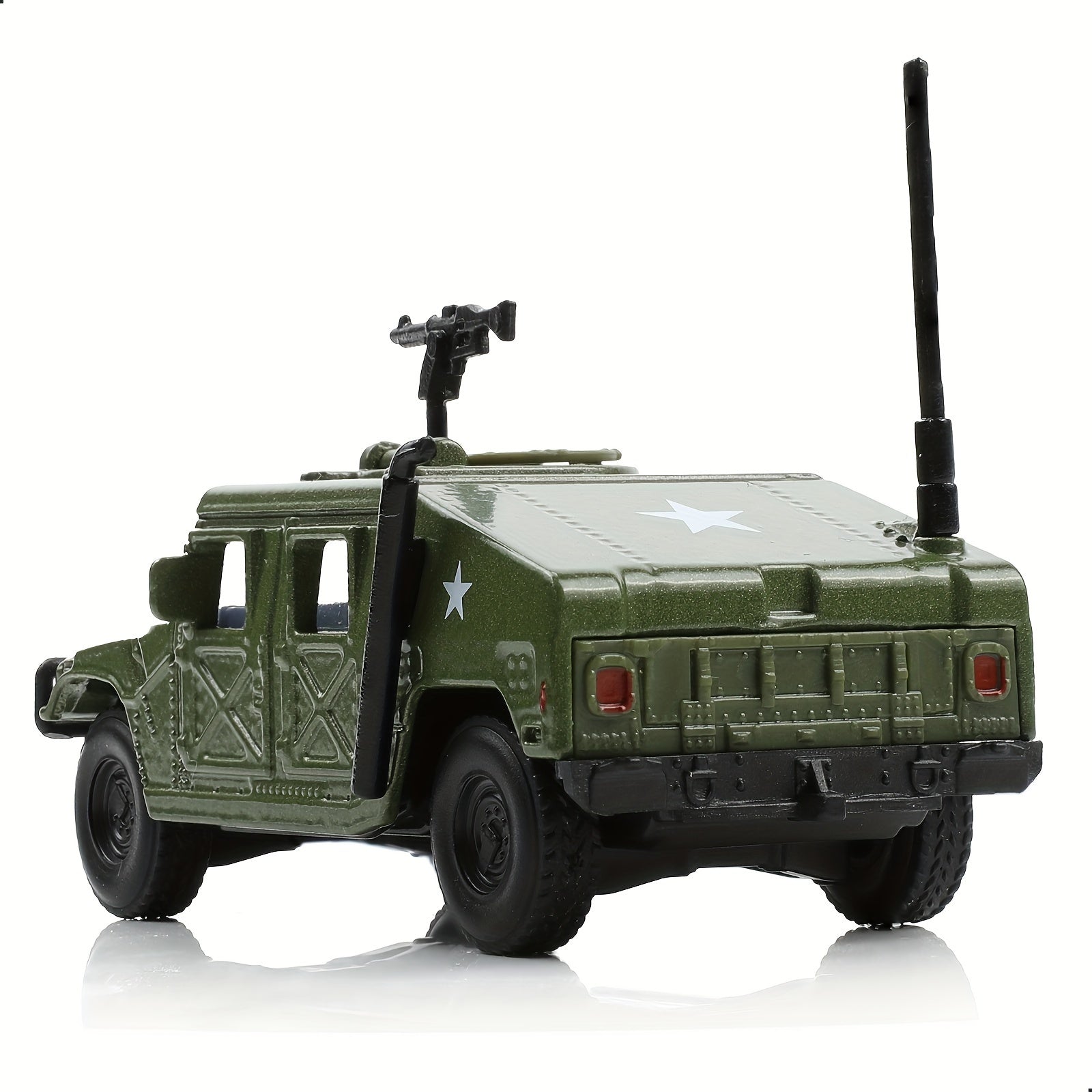 Green Hummer Military Vehicle Model with mounted gun by Military-Outdoors.com