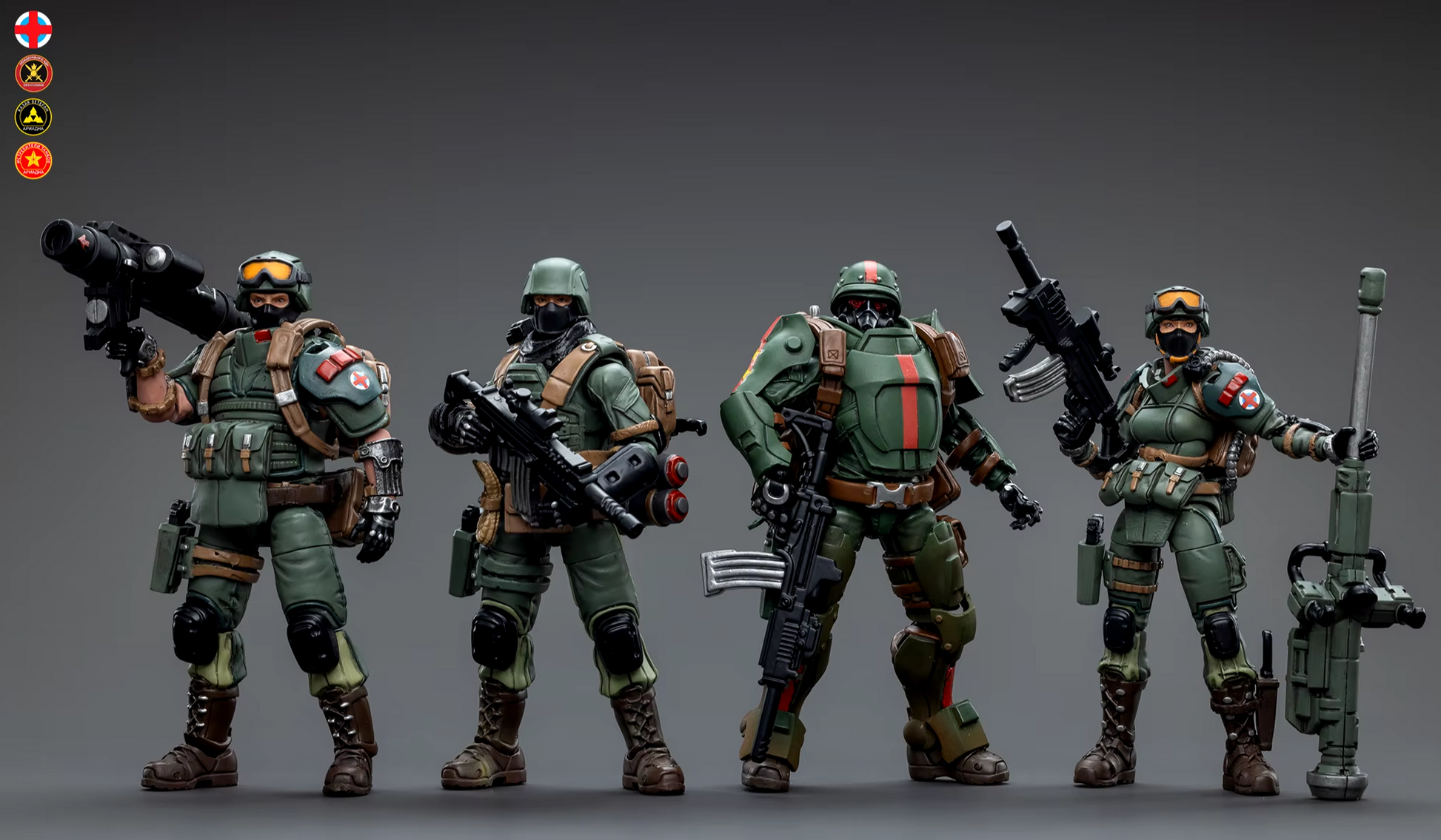 JOYTOY 1:18 Action Figures Infinity Ariadna Battalion Kazaks Action Figures