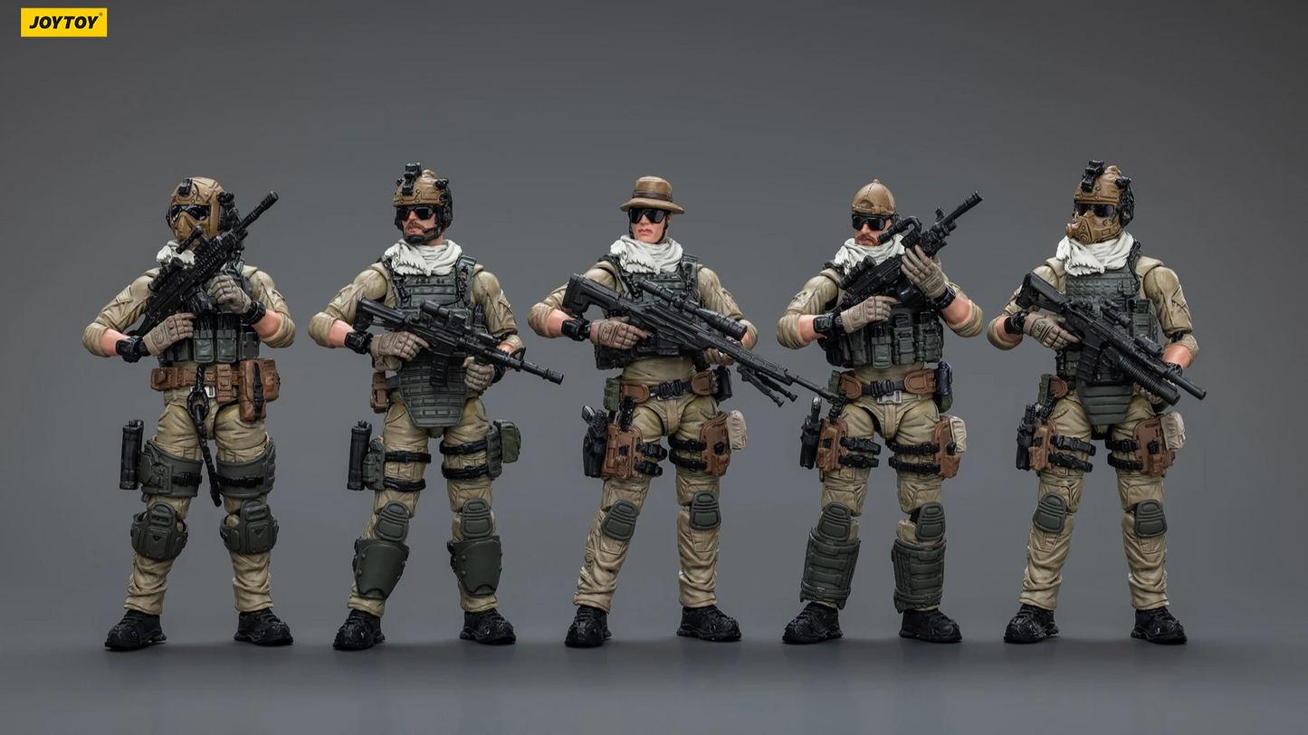 JOYTOY 1/18 Delta Assault Squad Figures - Military Action Set Action Figures