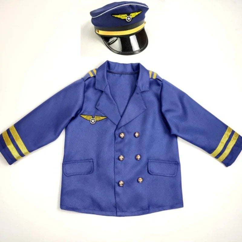 Kids Aircraft Captain Uniform - Military-Outdoors.com Costume