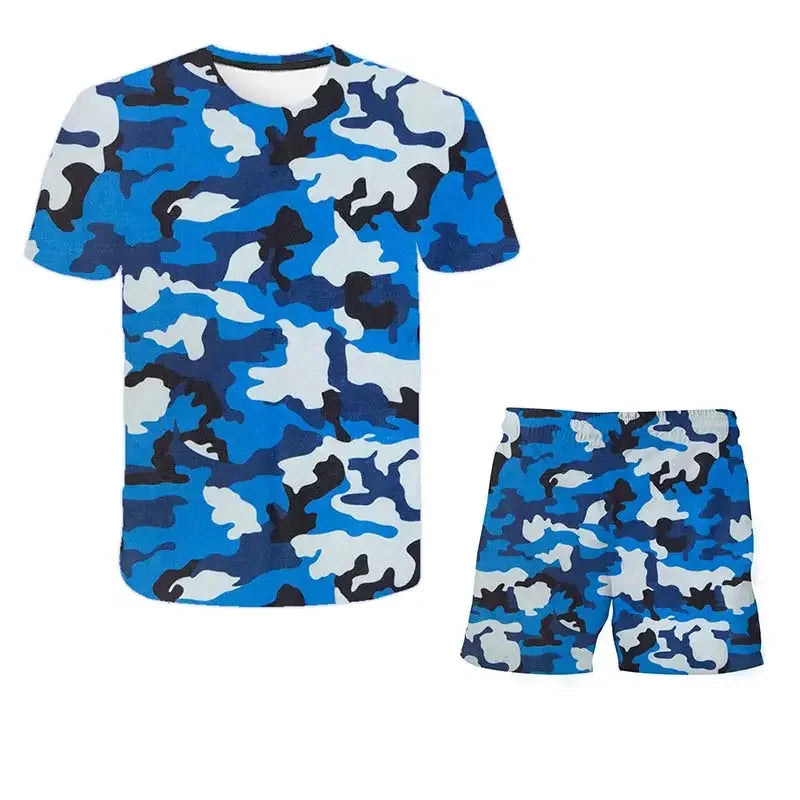 Kids Camouflage Clothing Set for Outdoor Adventures 22029 Kids boys