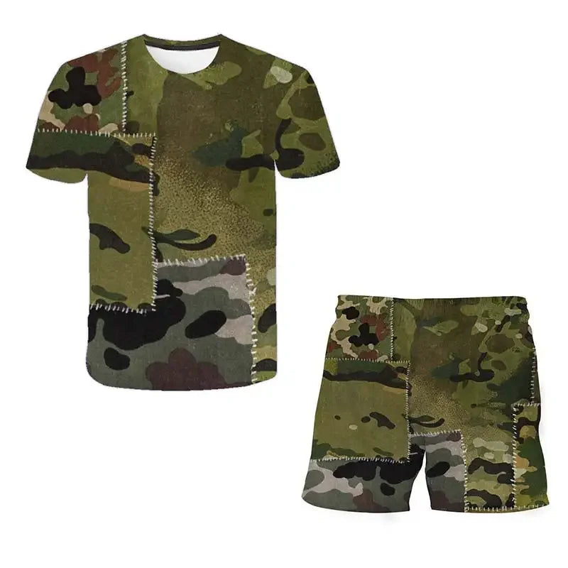 Kids Camouflage Clothing Set for Outdoor Adventures 22034 Kids boys