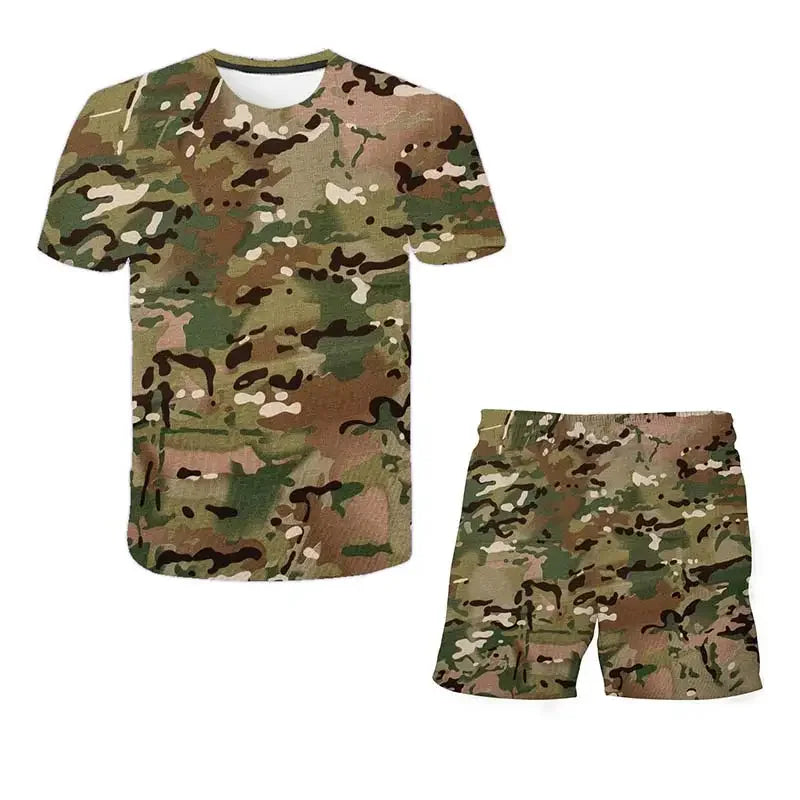 Kids Camouflage Clothing Set for Outdoor Adventures 22027 Kids boys