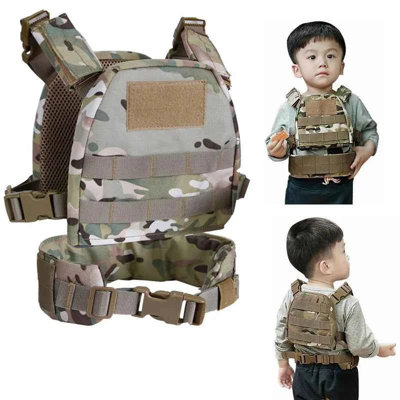Kids Tactical Vest - Military-Style Gear For Adventures Kids Vest