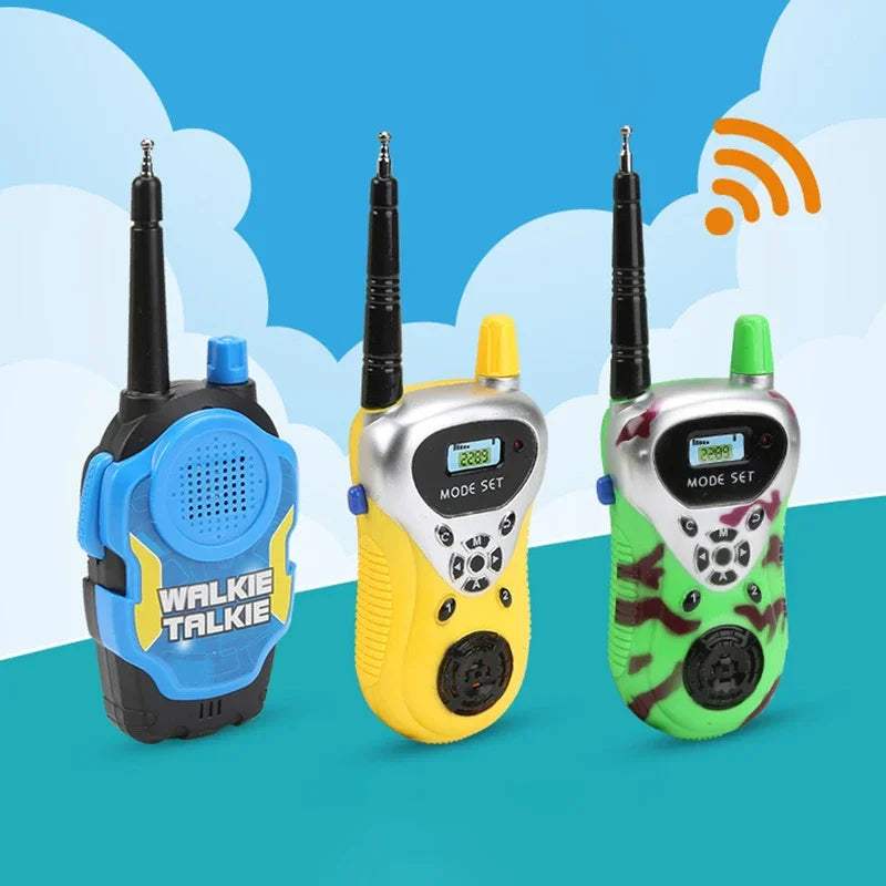 2Pcs Set Walkie Talkies for Kids 50M Range Toys