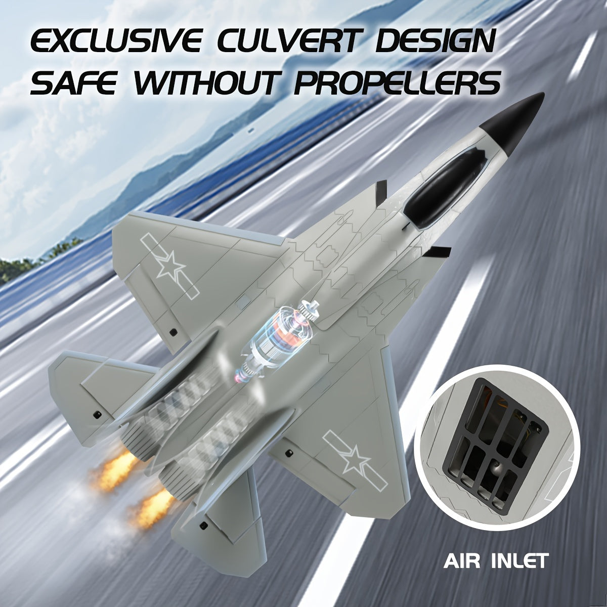 Large RC Fighter Jet J-35 with Remote Control RCToys