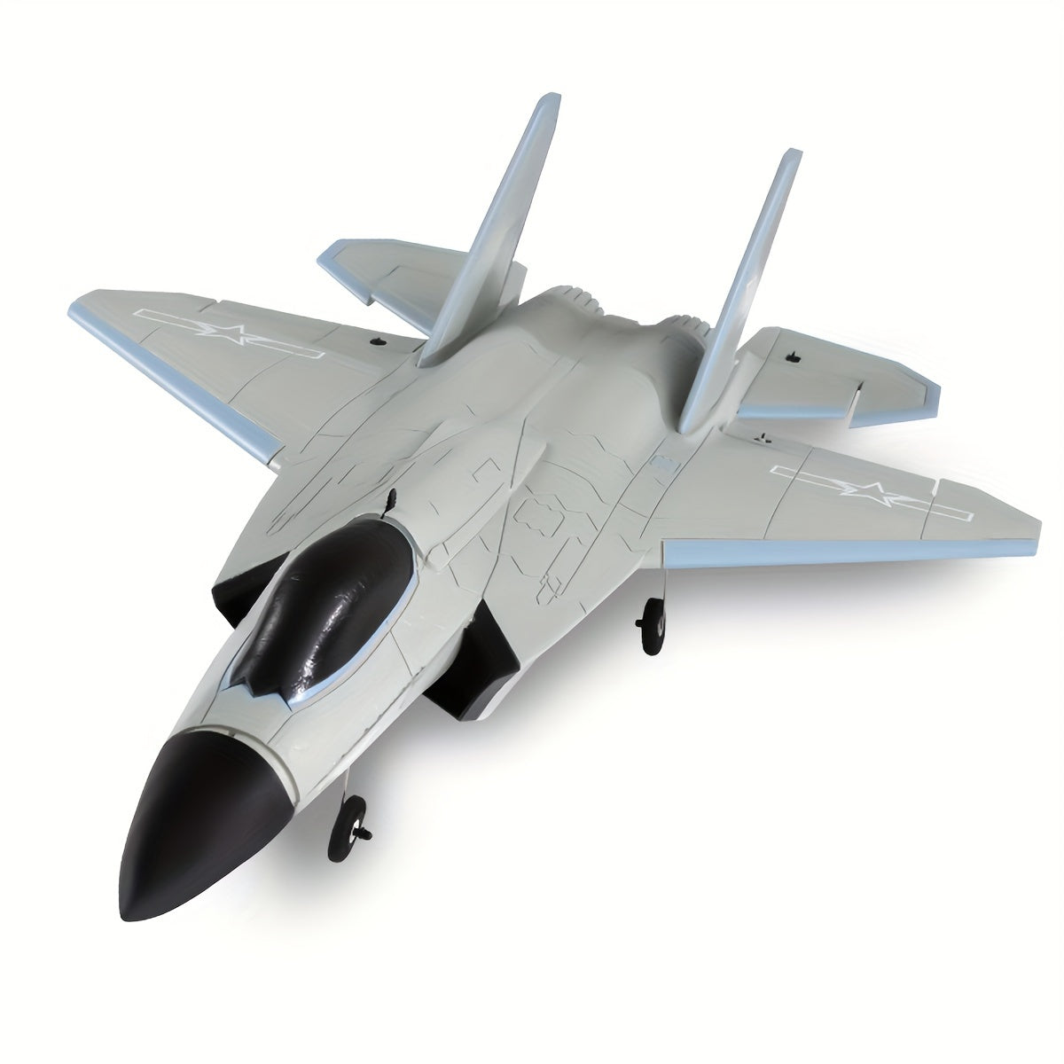 Large RC Fighter Jet J-35 with Remote Control One Battery United States RCToys