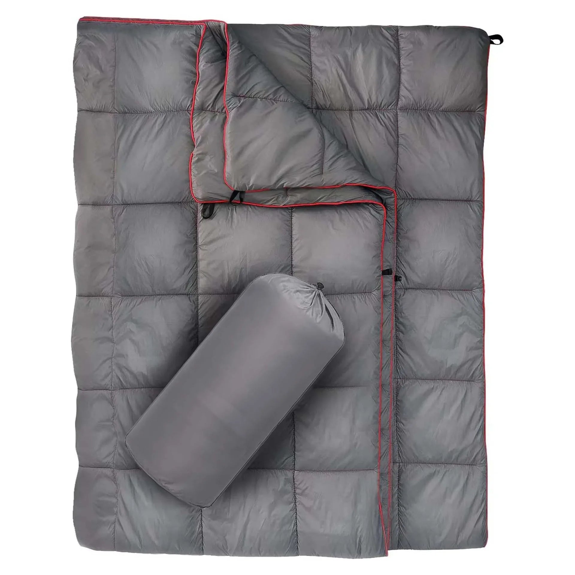Lightweight Camping Blanket by Military-Outdoors.com Gray Blanket