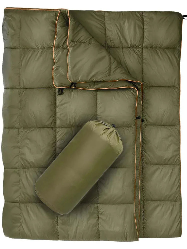 Lightweight Camping Blanket by Military-Outdoors.com Green Blanket