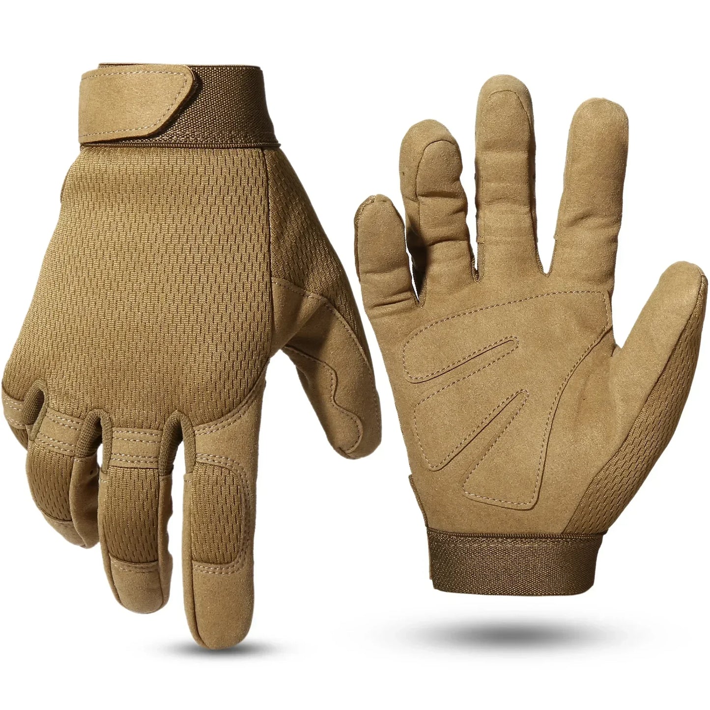 Military-Outdoors Multicam Outdoor Tactical Gloves Brown Gloves