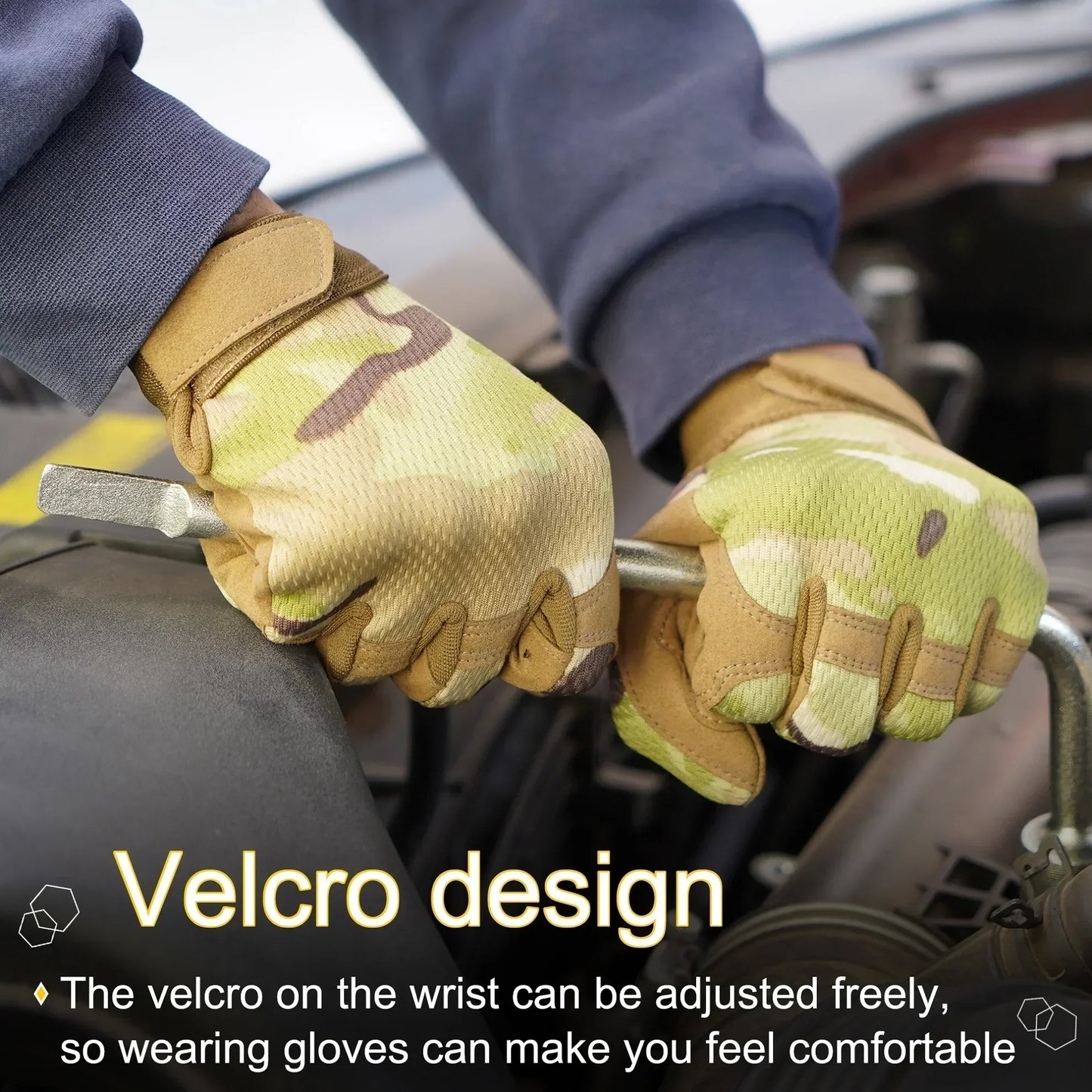 Military-Outdoors Multicam Outdoor Tactical Gloves Gloves
