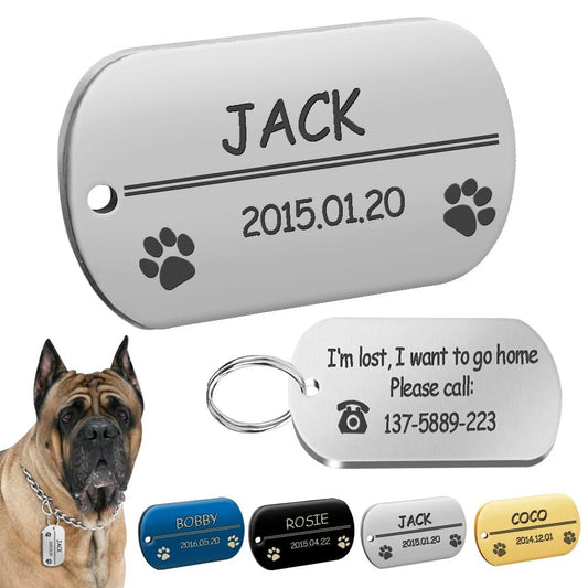 Military Dog ID Tags Custom Personalized Military-Outdoors.com